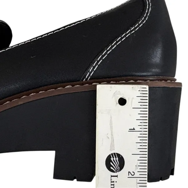 Like New Blondo Leather Dulce Loafers Black Size 8 Retail $119.00 - Image 7