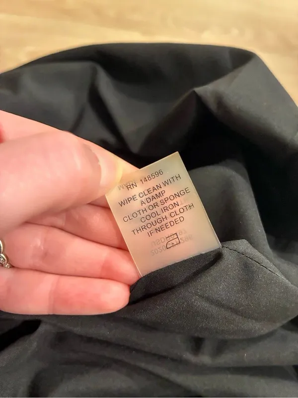 Universal Standard Women’s Vegan Leather Slip Dress Shift Mini Size M/2X - Image 7