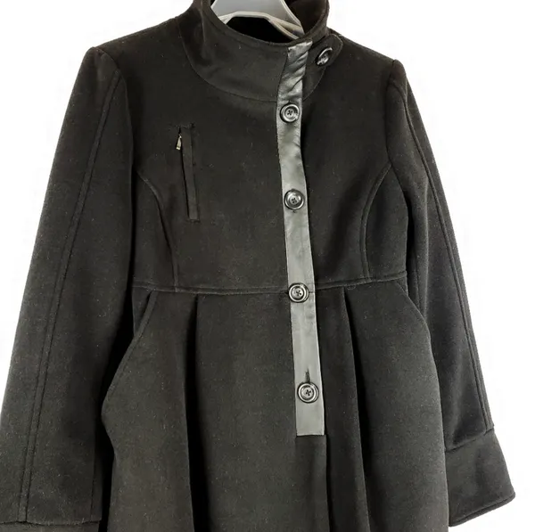 Anthropologie Silence + Noise Wool Blend Coat M - Image 6