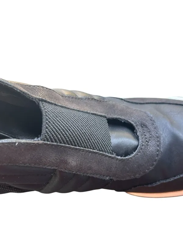 MIA Kaleb Quilted Ankle Wedge Sneakers Zip Black 9M Casual - Image 2