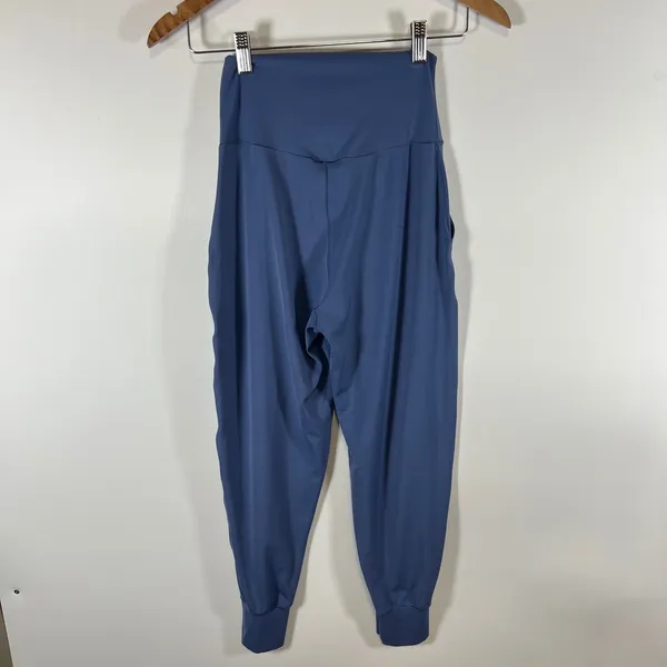 OFFLINE by Aerie Real Me High Waisted Joggers Blue Small‎ Pockets Activewear - Image 6
