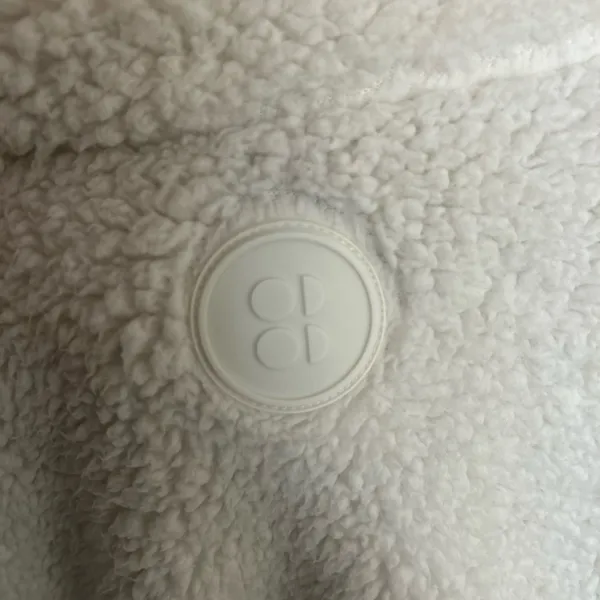 Sweaty Betty Canyon Fleece Zip Up Lily White Full Zip Sherpa US Size 6 - Image 6