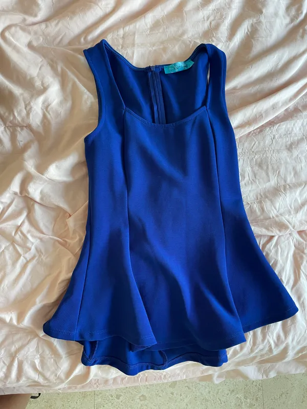 Blue Fitted Top - Image 4