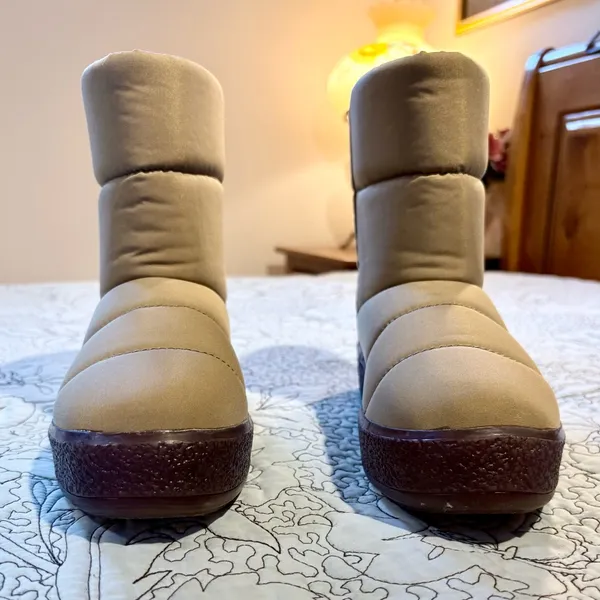 Madewell The Toasty Puffer Water-Resistant Cozy Boot ~ Olive Surplus ~ Size 6 💛 - Image 12