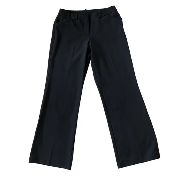 Worthington modern fit women’s black dress pants size 6 Petite button zip hook - Image 2