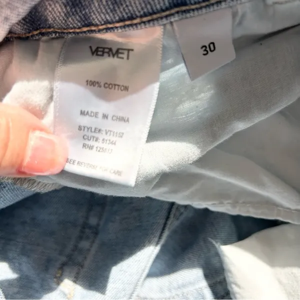 alter’d state Vervet Button Fly Destroyed Jeans 30 - Image 7