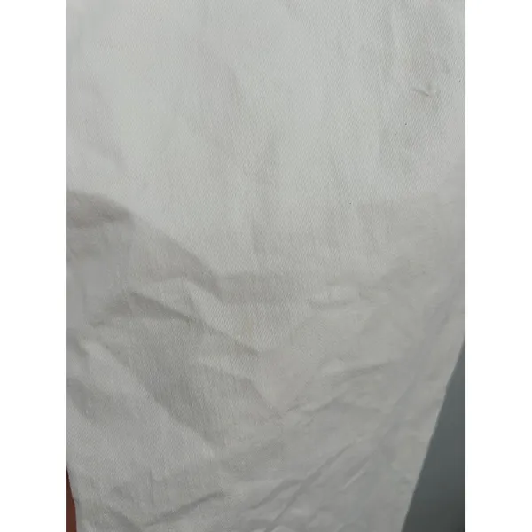 Eileen Fisher White Organic Cotton Straight Leg Jeans Size 6‎ Minimalist READ - Image 7