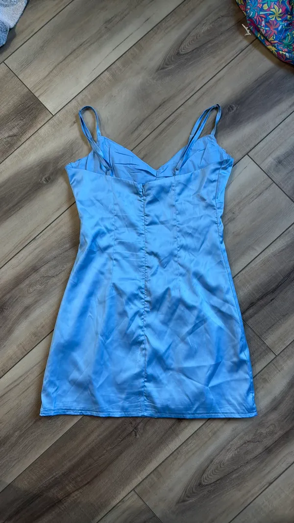 Beginning Boutique Dress Blue Mini - Image 2