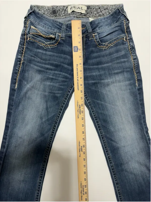 Ariat R.E.A.L. 1257 Women’s 29R Bootcut Jeans Festival Blue Western Stretch‎ - Image 9