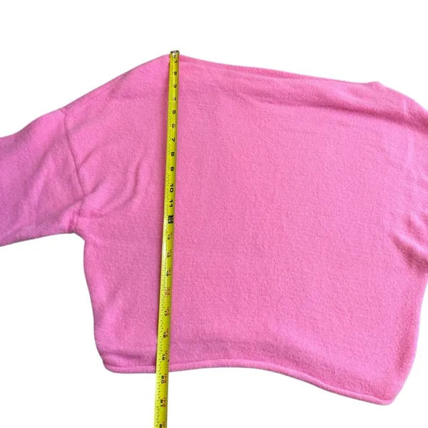 Lane 201 Women’s Size S Drop Shoulder Pullover Sweater Hot Pink Barbiecore Comfy - Image 8