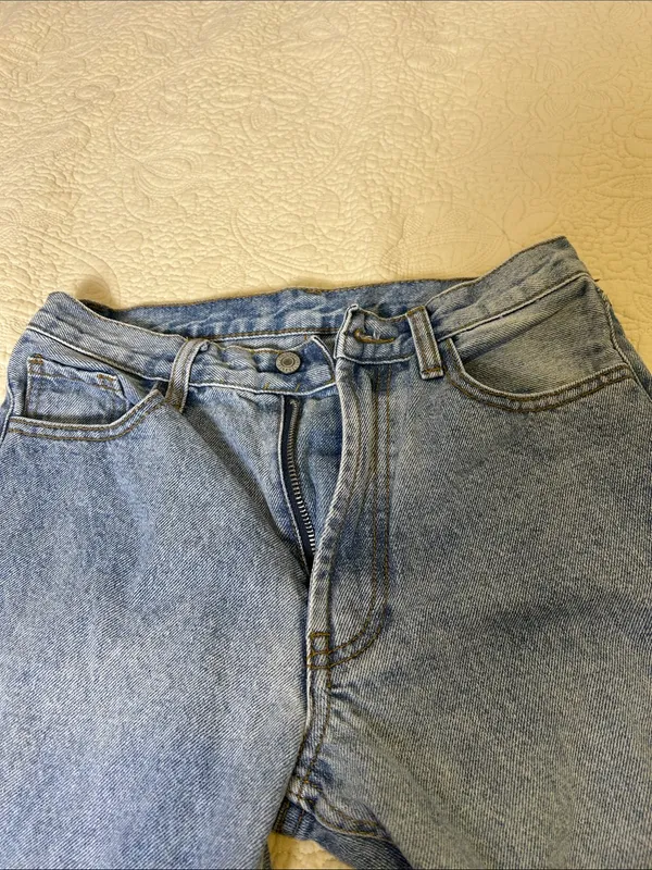 Straight Leg Women’s Jeans in Light Blue - Image 2