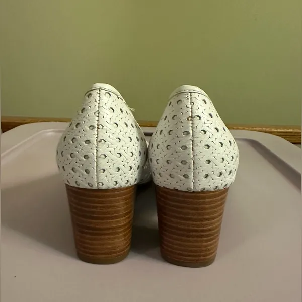 New Cole Haan white block heel dress sandals - Image 7