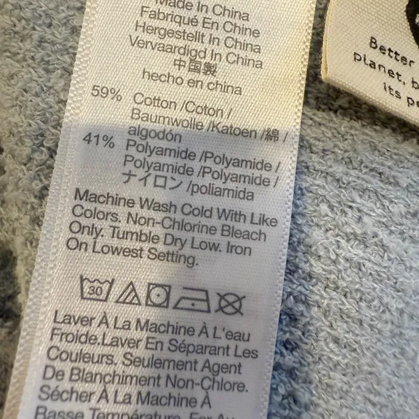 MADEWELL Holmden Button-Front Polo‎ Sweater in Dusty Pool size Small - Image 6