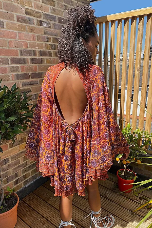 Free People (SOLD) Gabi printed Mini Dress XS - Image 2
