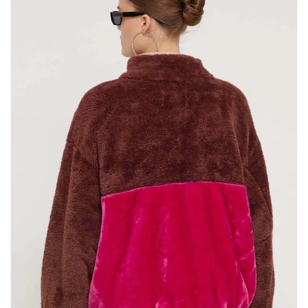 Marlene Sherpa Fuzzy Fur Jacket Size Medium NWT - Image 3