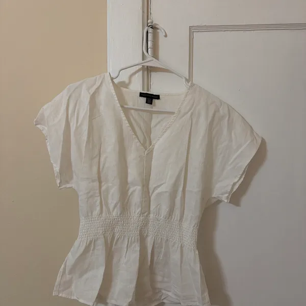 Saks Fifth Avenue white top - Image 2