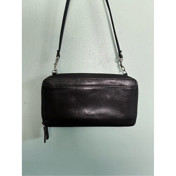 Pelle Studio Cross Body Minimalist Rectangle Muriel Pocket Bag Purse Pocketbook - Image 3