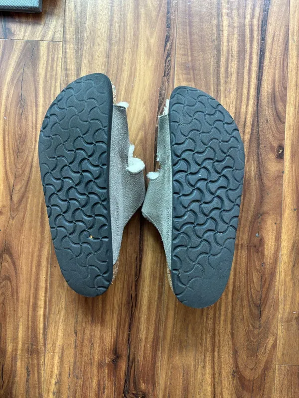 Birkenstock Shearling Arizona Sandals - Image 2