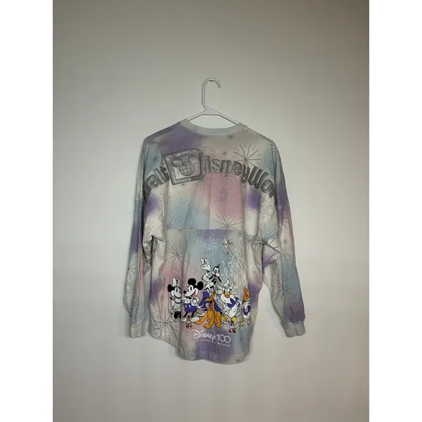 Disney100 Mickey & Friends Fireworks Spirit Jersey pastel tie-dye pattern S - Image 7