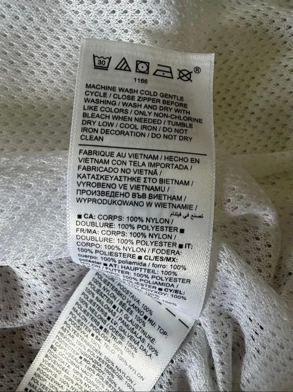 Athleta White Lightweight Cropped Bomber Jacket Full Zip Women’s M - Image 8