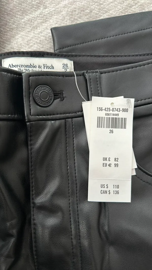 Abercrombie Leather Pants - Image 4