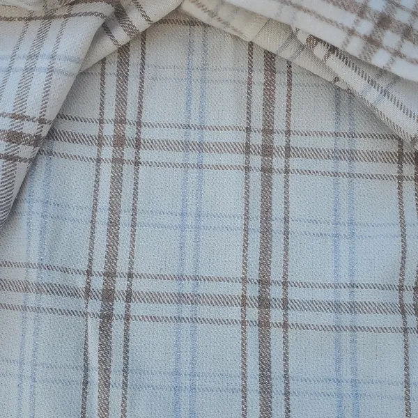 Plaid Flannel Shacket | Plaid Flannel Shirt Jacket Size L - Image 10