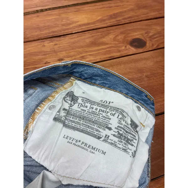 Levi’s Premium 501 Denim Cutoff Shorts - Women Size 27 - Image 8