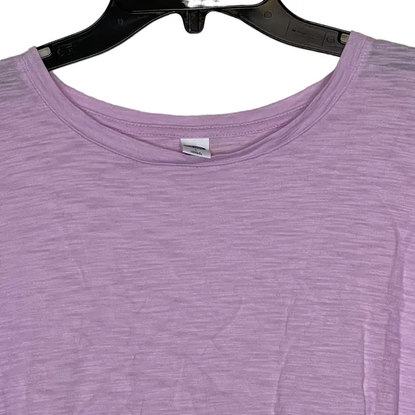 Old Navy Womens T-Shirt Top‎ Size Small Light Pink SS 100% Cotton Pullover - Image 2