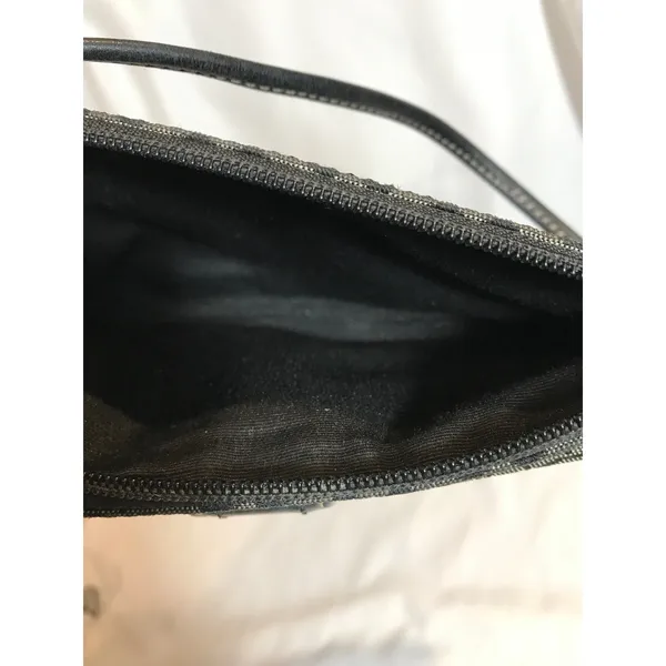 Coach Soho Signature C Monogram Buckle Black Canvas Wristlet EUC - Image 7