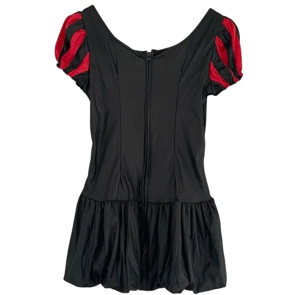 Charades Darkside Snow White Gothic Black Red Mini Dress Costume NEW Teen 12-14 - Image 3