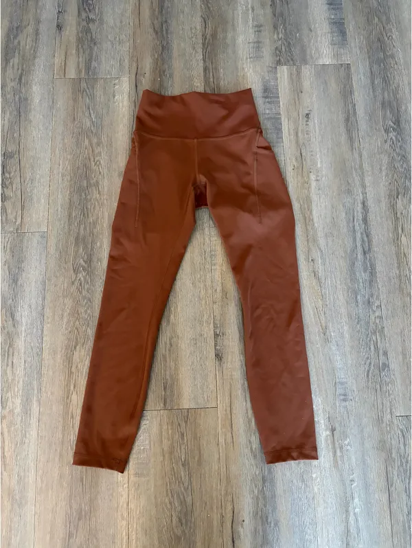 Lululemon Wunder Train HR Tight 25" with Pockets in Roasted Brown - Image 2