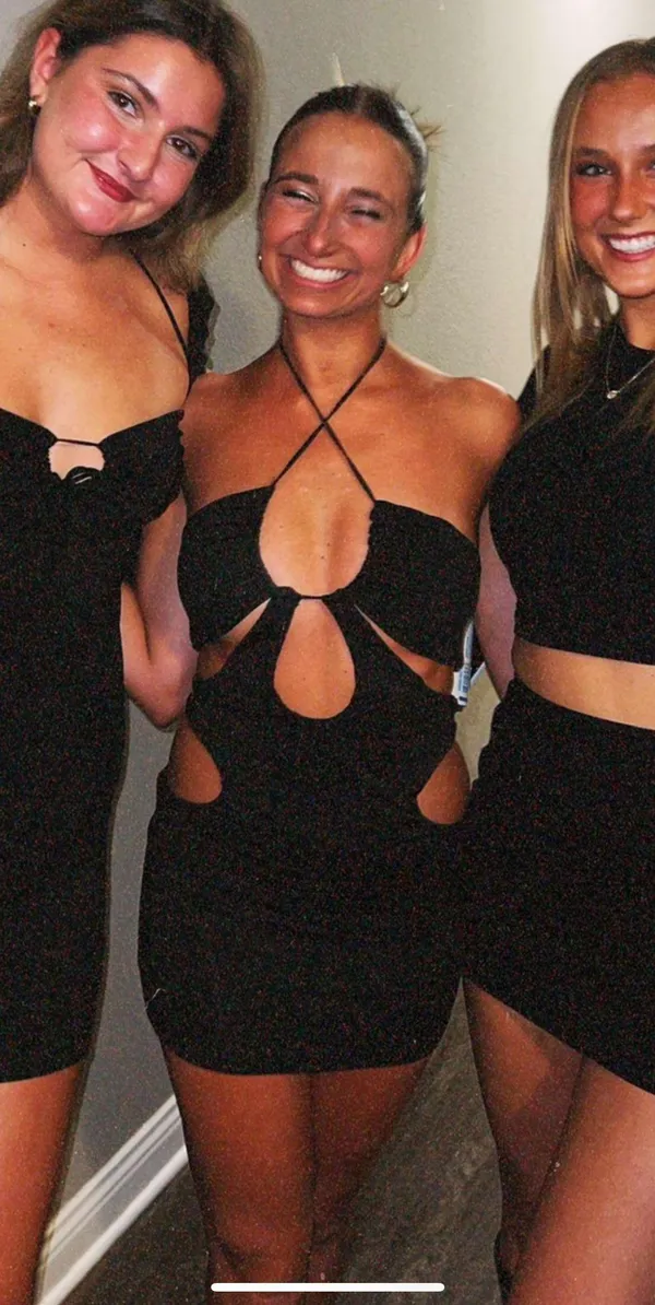 superdown Black Cut Out Dress - Image 4