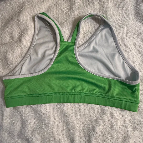 Adidas Vibrant Green Sports Bra - Image 3