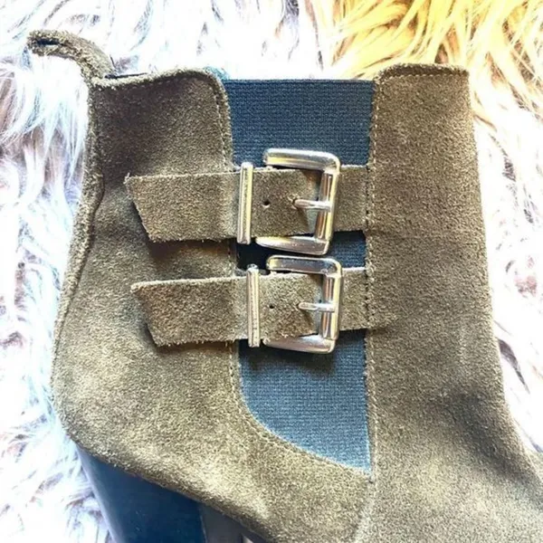 ‎RIVER ISLAND Buckled Booties - Image 6