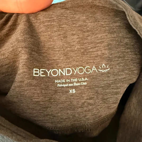 Beyond Yoga Spacedye High Waisted Midi Leggings Womens XS Heathered Brown USA - Image 5