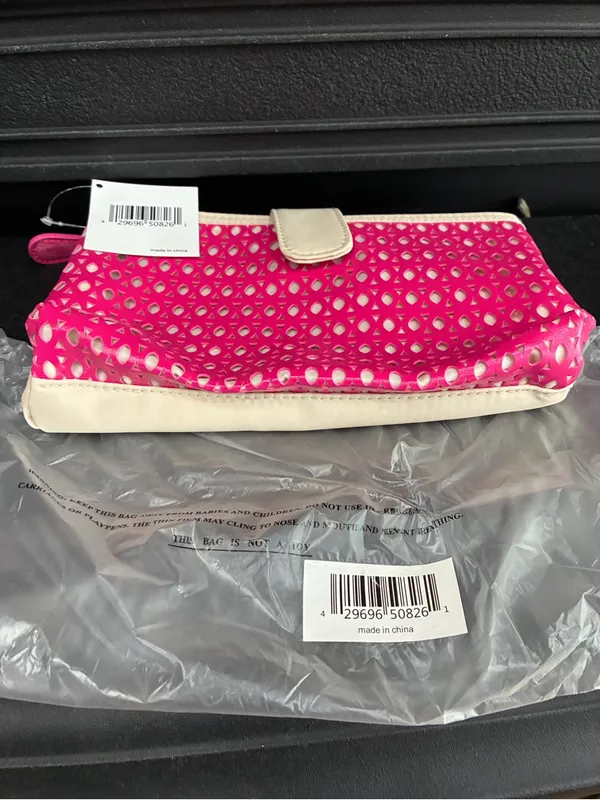 Nordstrom Beauty Spot Cosmetic Travel Makeup Case Pink Brand New - Image 3