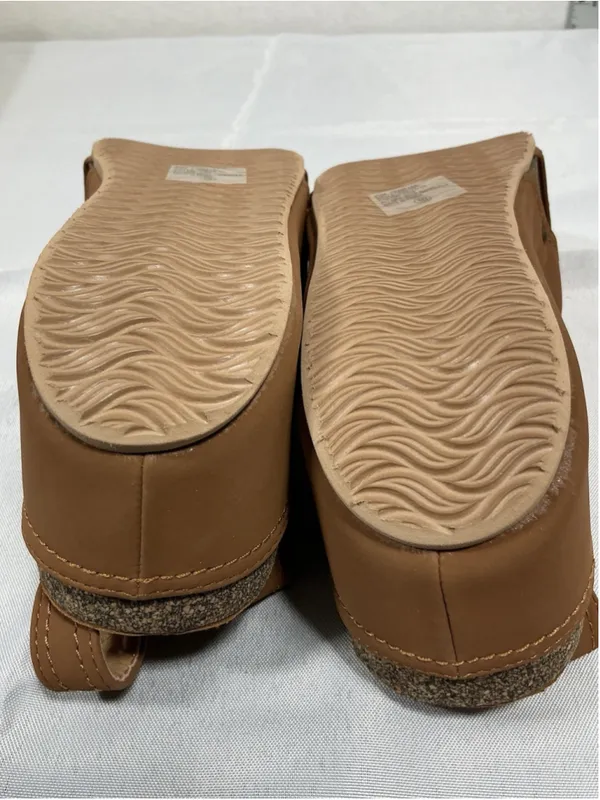 Woman’s New Forever Freya-23 Cork Platform Wedge Strappy Sandal Size 7 Tan - Image 5