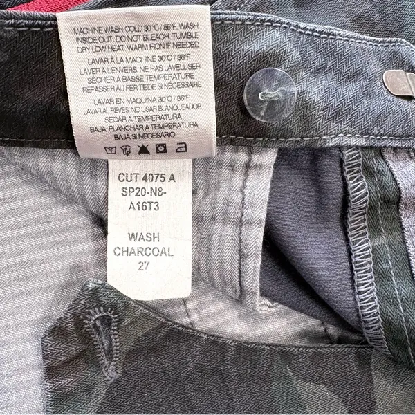 Sundry x Anthropologie Side Trim Camo Le Soleil Pants in Charcoal Size 27 - Image 16