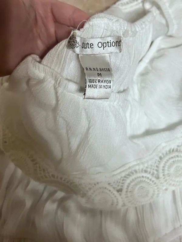 white beach dress Size M - Image 5