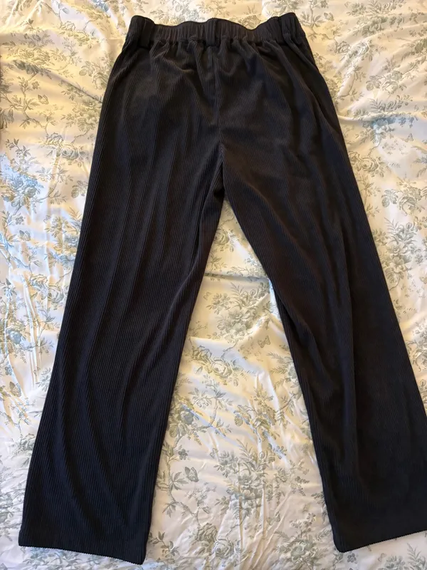Halara Corduroy Pants in Dark Gray - Image 2