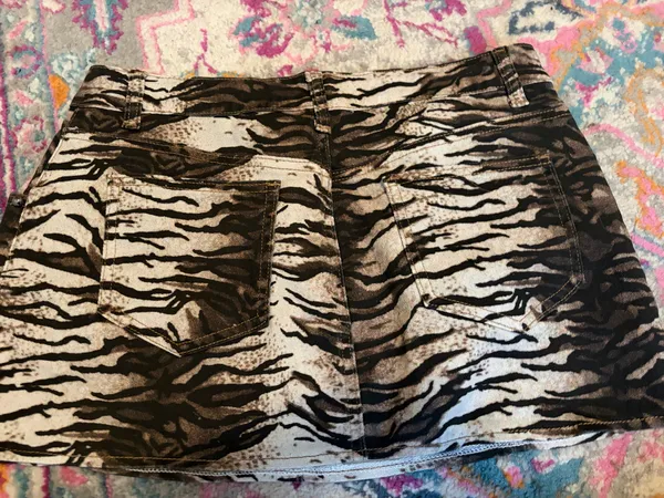 Animal print skirt Brown Size L - Image 2