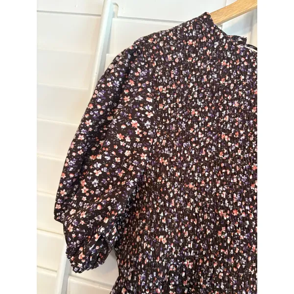 Petal +‎ Pup Purple Floral Midi Dress Size 10 - Image 5