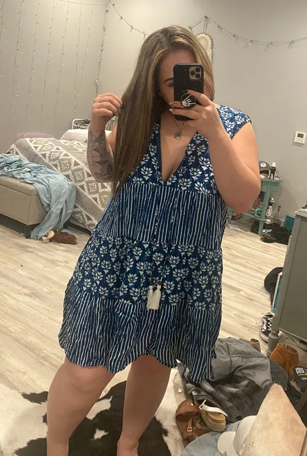 Japna Blue Sun dress - Image 5