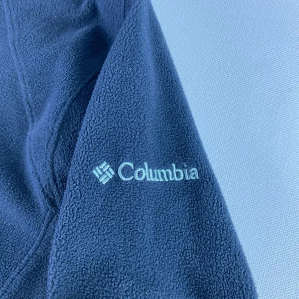 Columbia Hoodie Sweatshirt Womens Medium Black Pullover Fleece Lightweight - Image 3