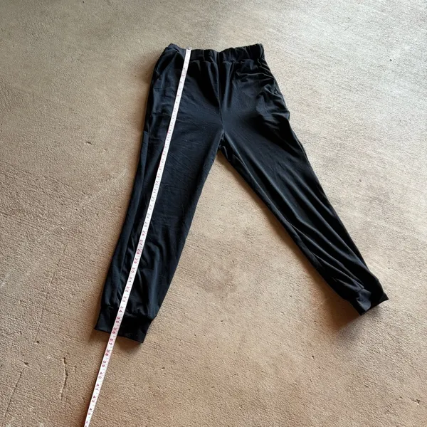Black Jogger Pants Size M - Image 5