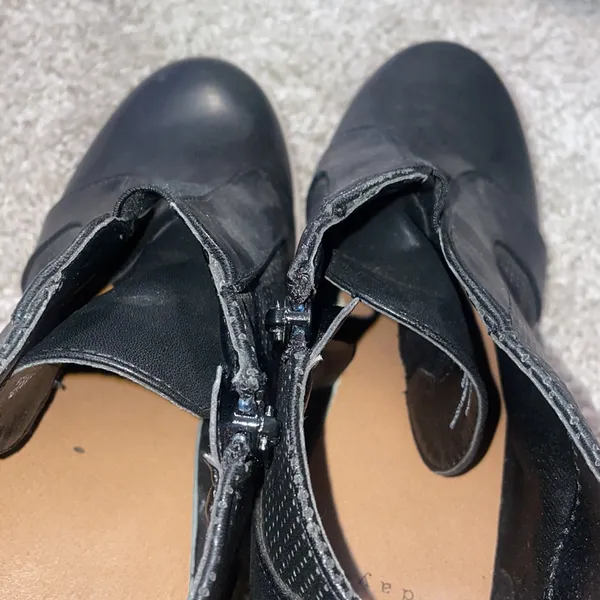 A New Day wedge black faux leather bootie - Image 3