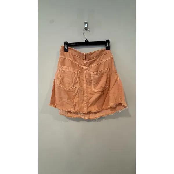 Anthropologie Pilcro Pleated Micro Denim Skirt Fall Festival Size 12 - Image 9