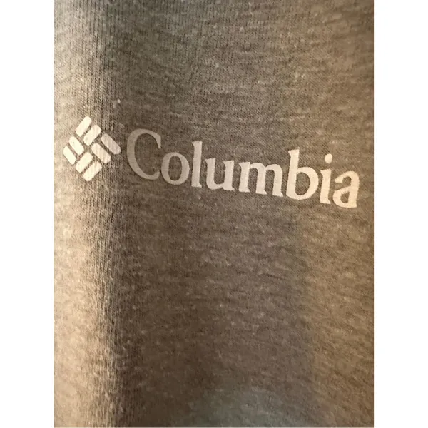 Columbia Grey Long Sleeve Tee Shirt Women's Sz Medium - Image 3