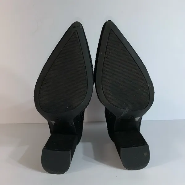 Altar'd State Sylvana black knit rhinestone booties size 8.5M - Image 10