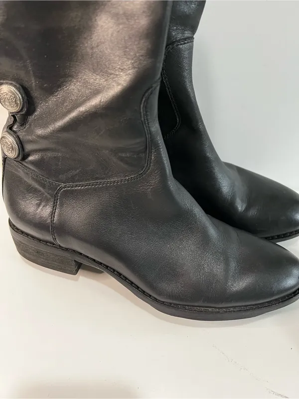 Arturo Chiang Enchante Black Leather Equestrian Riding Boots - Image 2